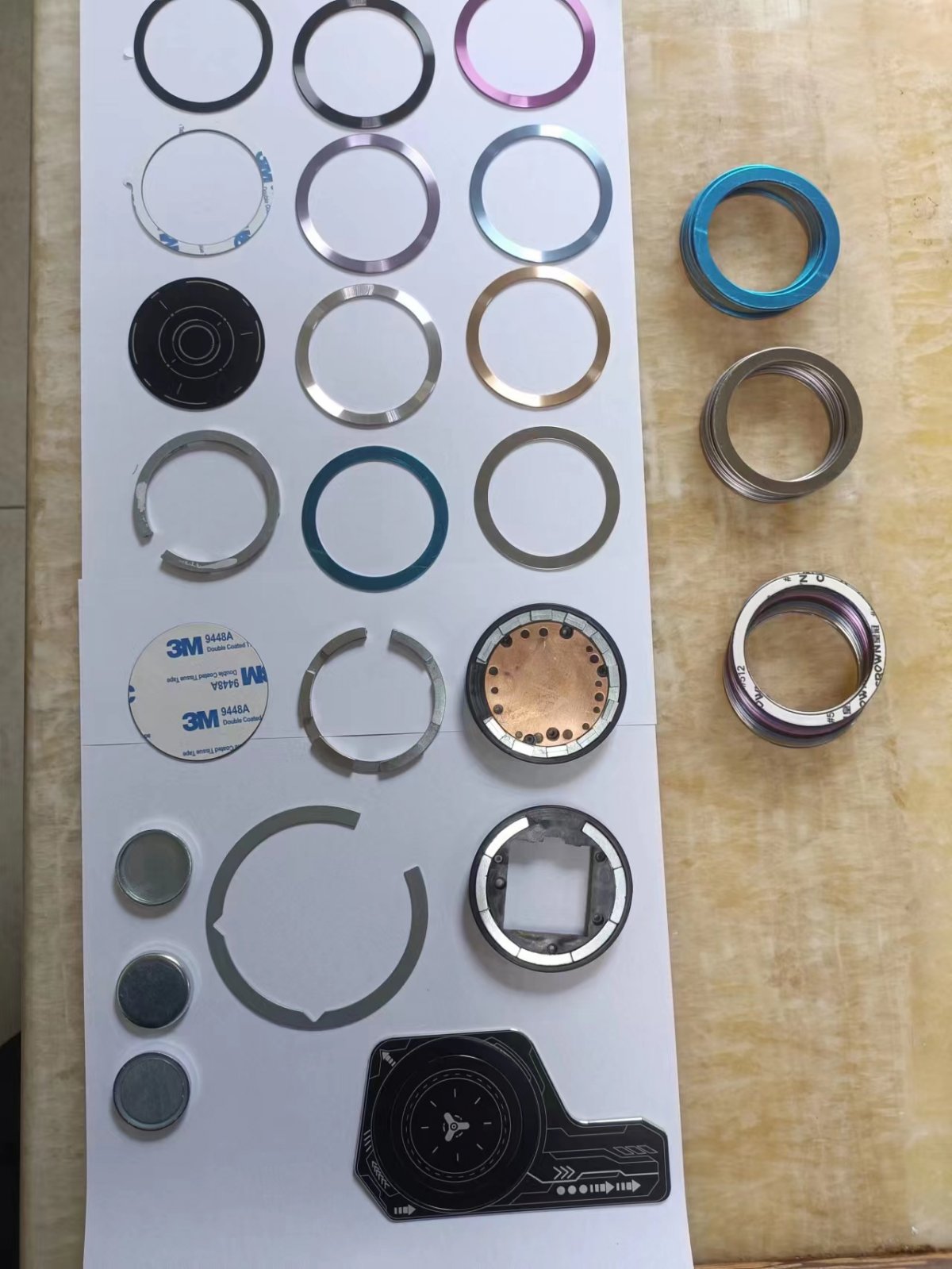 磁吸支架手机壳装饰片